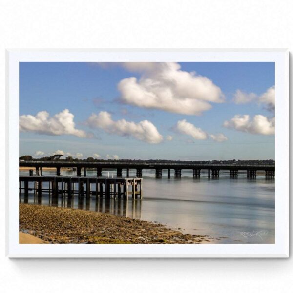 Barwon River Bridge -Matt Framed