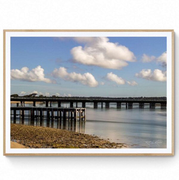 Barwon River Bridge -Matt Framed