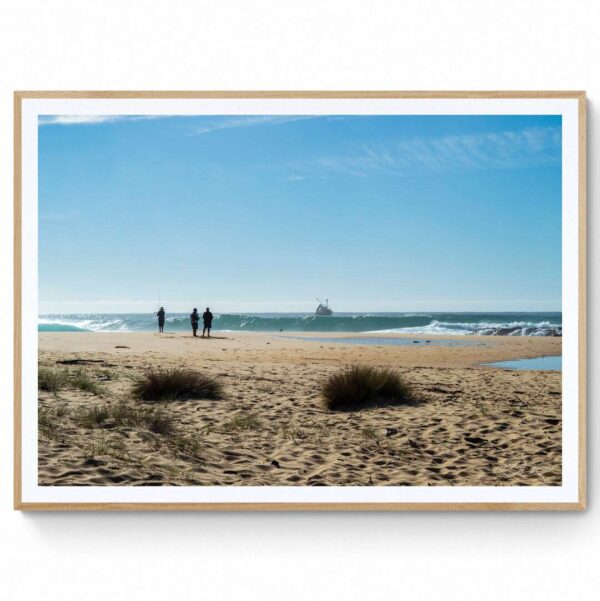 Bournda Beach- Matte Framed Print