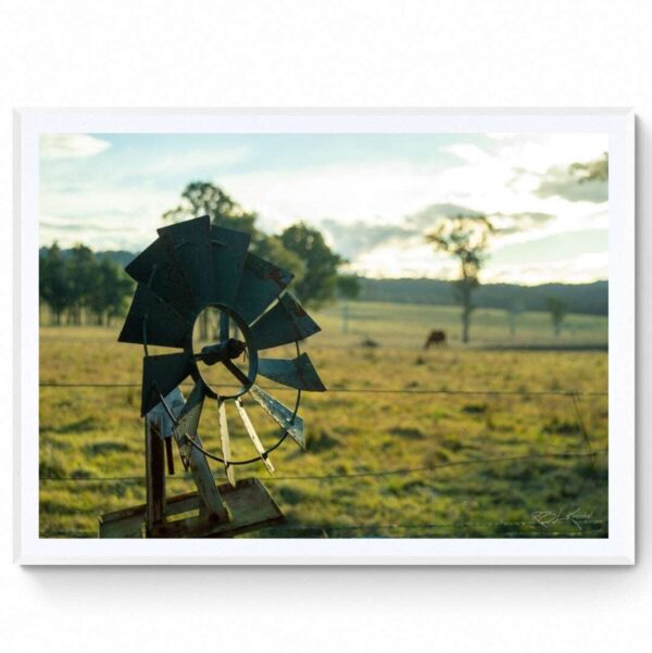 Wallagoot Windmill - Matte Framed Print