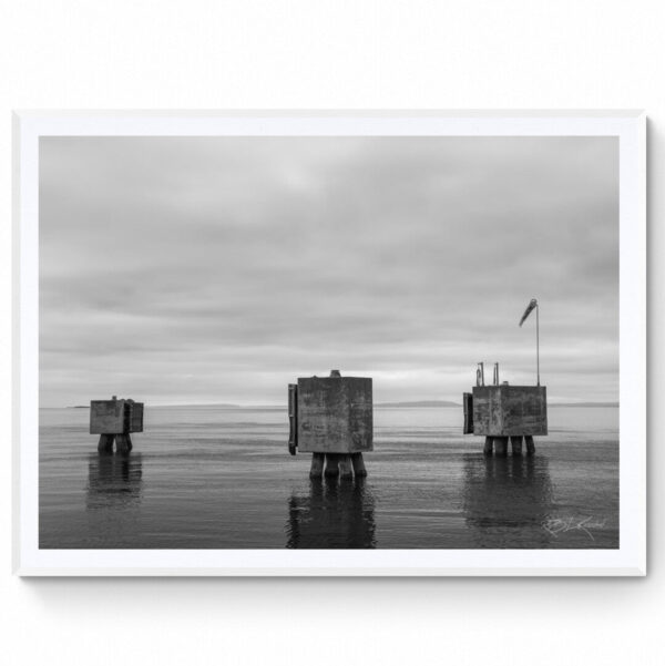 Sorrento Ferry Landing - Matte Framed Print