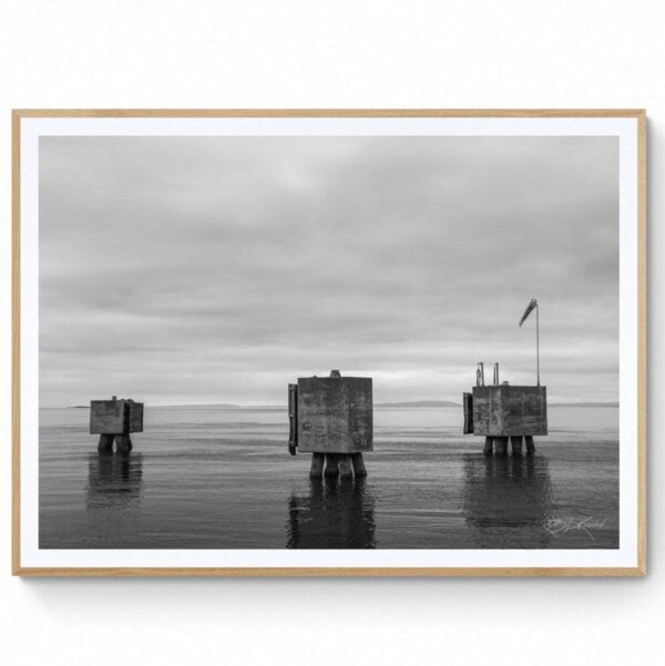 Sorrento Ferry Landing - Matte Framed Print