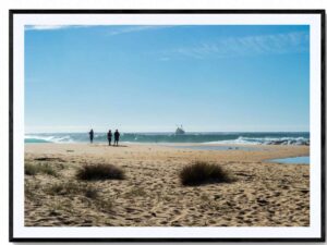 Bournda Beach- Matte Framed Print