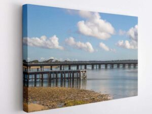 Barwon River Bridge - Canvas Wrap