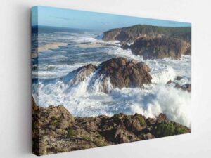 Safe from the storm - Indian Head Rock-Canvas Wrap