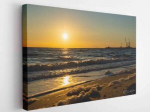 Sunrise Over Portarlington-Canvas Wrap