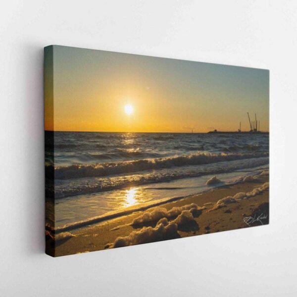 Sunrise Over Portarlington-Canvas Wrap