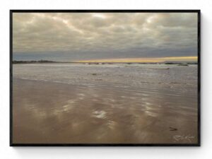 Ocean Grove Beach Sunrise-Framed Print