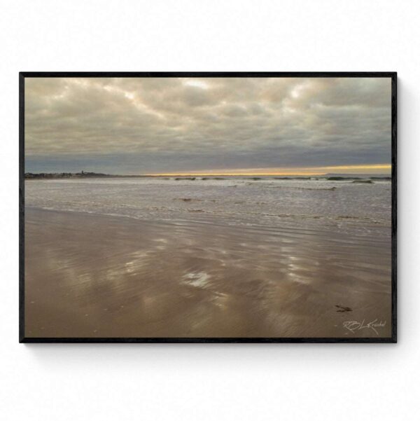 Ocean Grove Beach Sunrise-Framed Print