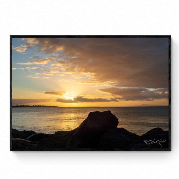 Sunrise over Queenscliff-Framed Print
