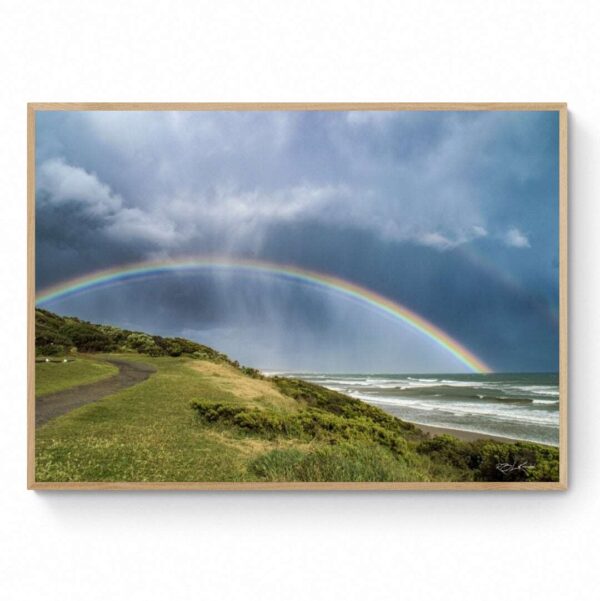Rainbow Over the Rip- Framed Print