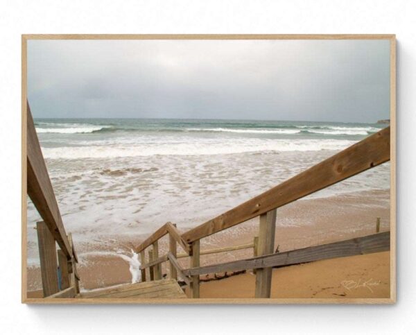 Ocean Grove Steps-Framed Print