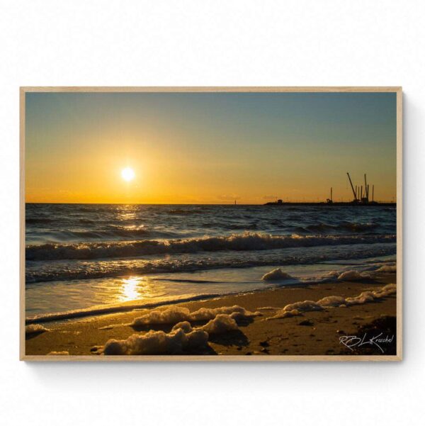 Sunrise Over Portarlington-Framed Print