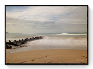 Point Lonsdale Beach-Framed Print