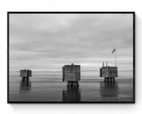 Sorrento Ferry Landing-Framed Print