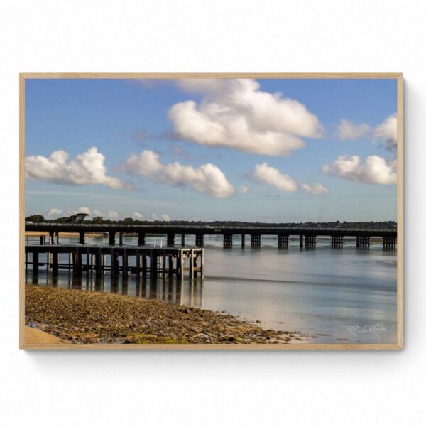 Barwon River Bridge-Framed Print