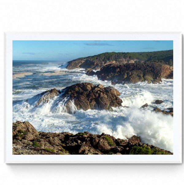 Safe from the storm - Indian Head Rock-Matte Framed Print-