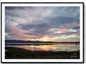 Calming Colorful Sunrise-Matte Framed Print-