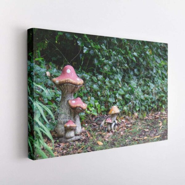 Mountain Lodge - Mushrooms-Canvas Wrap